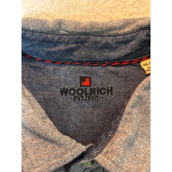 Woolrich Mens Button-Down Long Sleeve Shirt XXL - Picture 6 of 16
